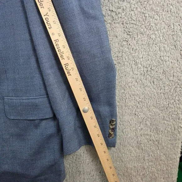 Ermenegildo Zegna Trofeo Blazer Men's 56R 2XL Wool Sport Coat Switzerland Check